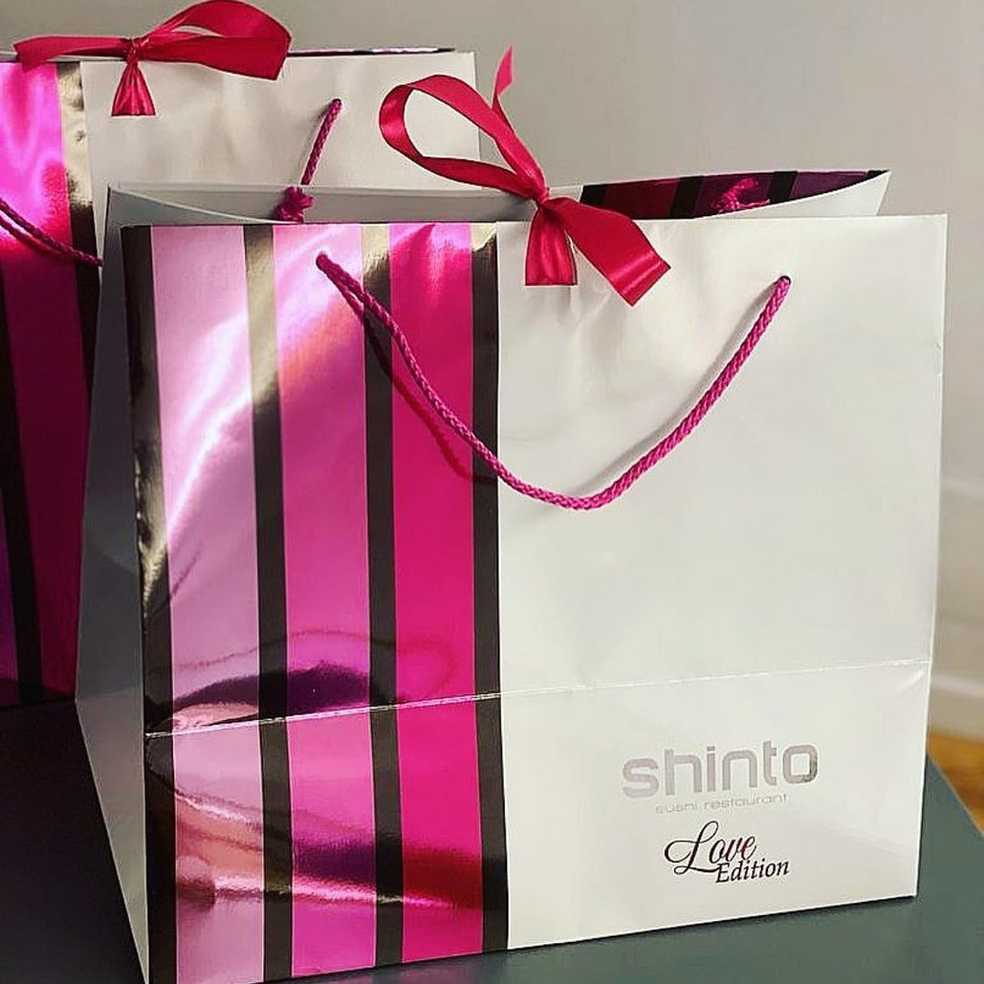 Shopper delivery luxury con manici in corda